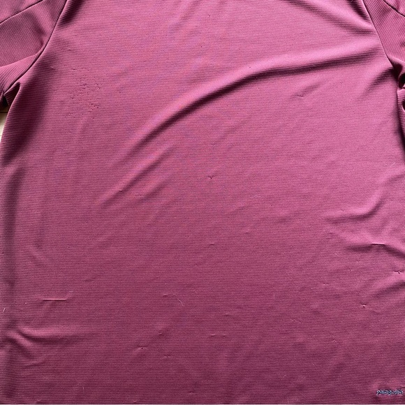 Patagonia Vintage Maroon Athleisure Tee - Picture 10 of 10